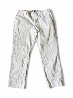 Banana Republic white Hampton Pants Size 6P